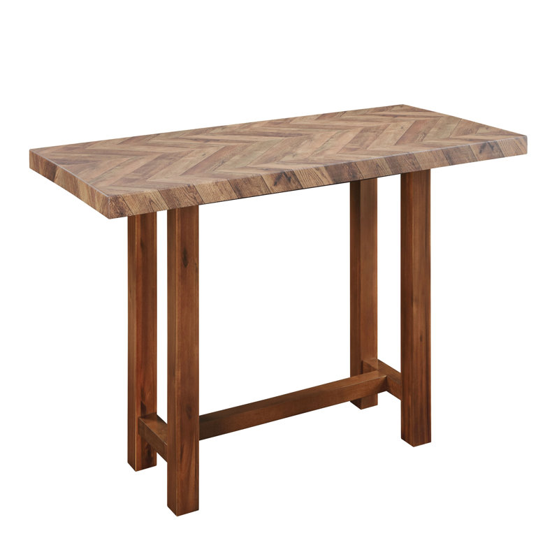 Brown Finish Dining Table