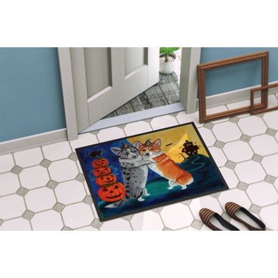 Paradis Non-Slip Halloween Outdoor Doormat