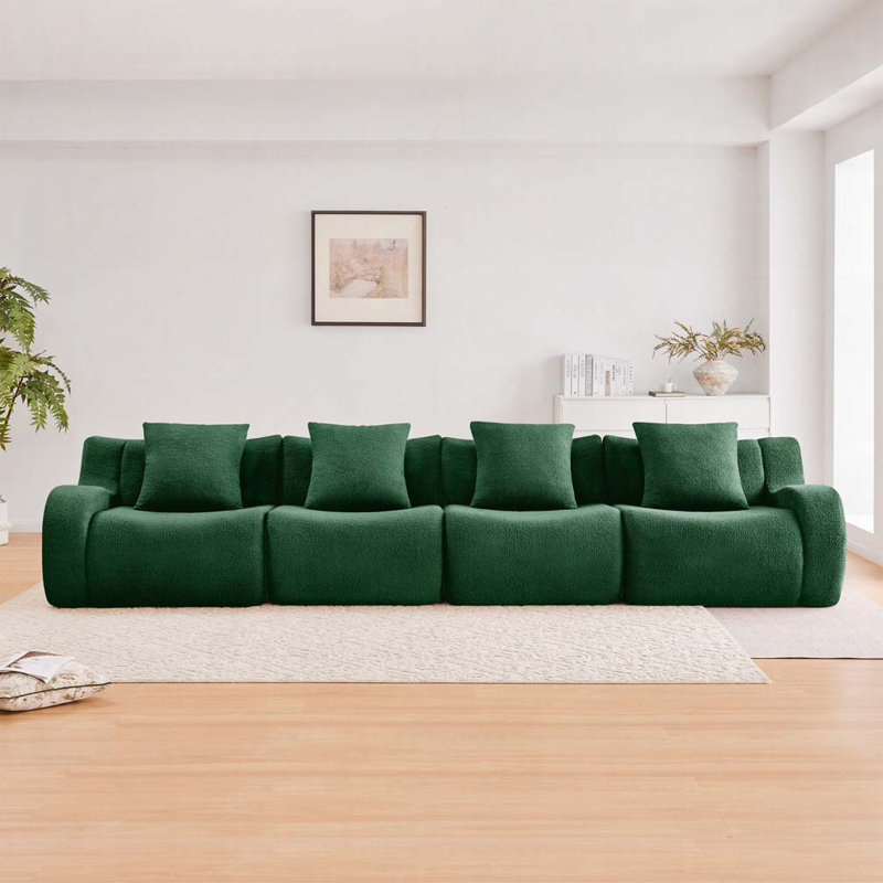 Canapé Teddy, Vert