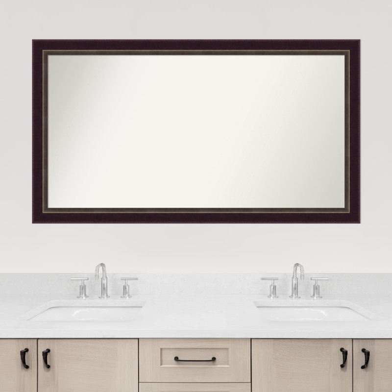 Roree Solid Wood Frame Mirror, 28.25" x 50.25"