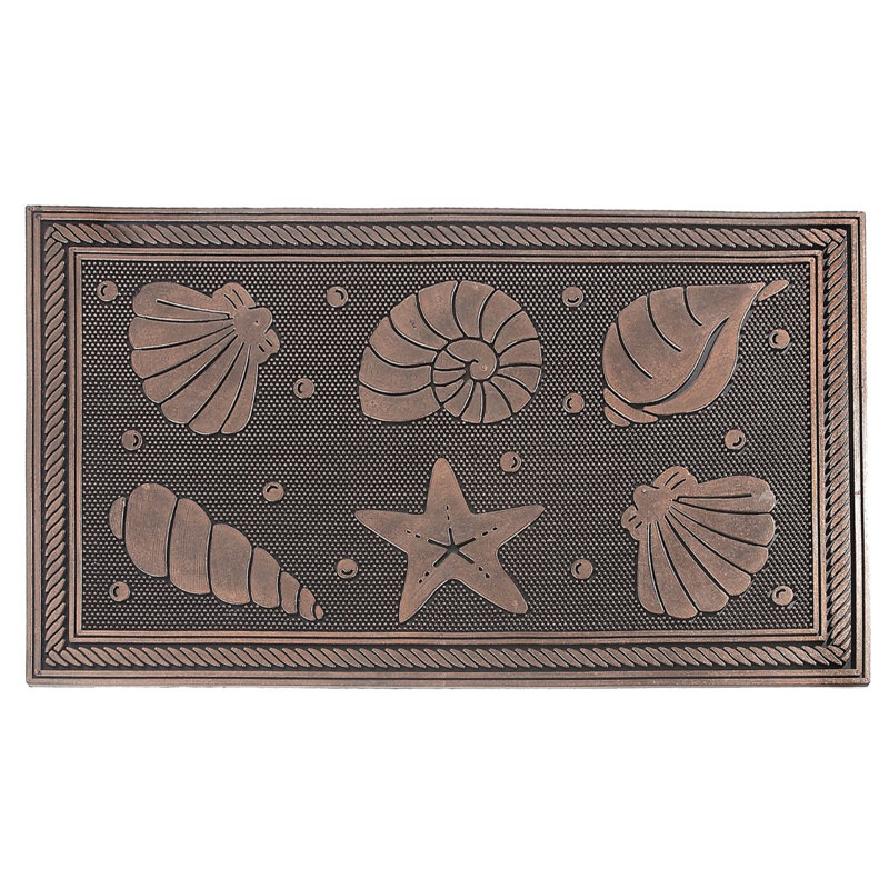 Tapis de porte d’extérieur antidérapant 30" x 18" en caoutchouc