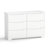drawer dresser 47.3" W Manufactured Wood 6-Drawer Double Dresser-1663022890