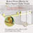 44-48 "W X 74" H Frameless Double Sliding Shower Door In Brushed Gold ｜ 5/16 "(8Mm) Tempered Glass｜ Waterproof｜Explosion Proof Film｜ Stainless Steel Handle｜Square Tube Track-128515930