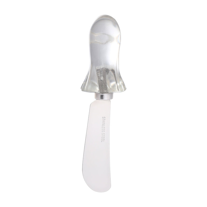 Ghost Transparent Polyresin Cheese Spreader, S4