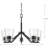 5 - Light Steel Dimmable Chandelier-1862795963