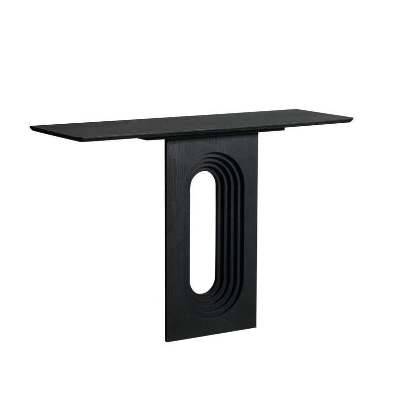 Console en bois Borealis, Noir