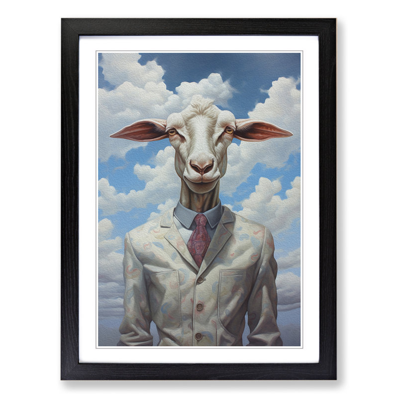 Goat Dadaism - Framed Print