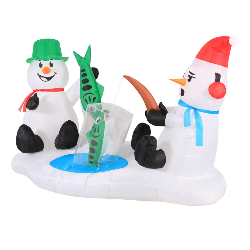 Pêche sur glace gonflable