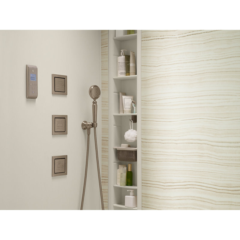 Artifacts® Wall-Mount Handshower Holder and Supply Elbow, Vibrant Polished Nickel
