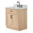 Tidworth 30'' Solid Wood Single Bathroom Vanity with 1.5'' Carrara Marble Top-1291830944-1300471834