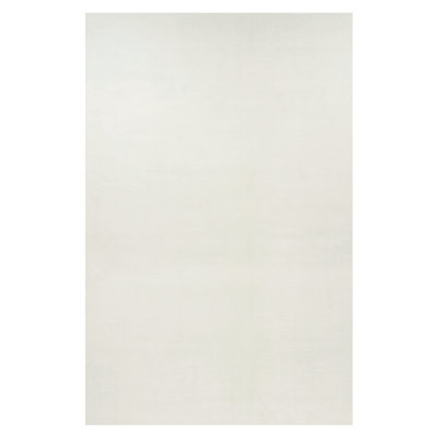Rug & Kilim’S Oversized Contemporary Textural Solid Rug In White Tones