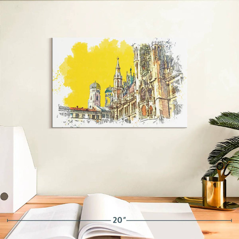 Munich Lilie, 8" H x 12" W