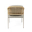Ensemble de salle à manger d'extérieur 7 pièces, ensemble de chaises de salle à manger de 6 (gris) + table de salle à manger extensible en bois d'acacia