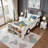 Twin Size Car-Shaped Bed with Storage Shelves - Fun Racing-Themed Kids Platform Bed in Brown & White-1238286302