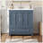 Bathroom Vanity Ceramic Sink Solid Wood Adjustable Shelf Drawer Divider Feet-740432827