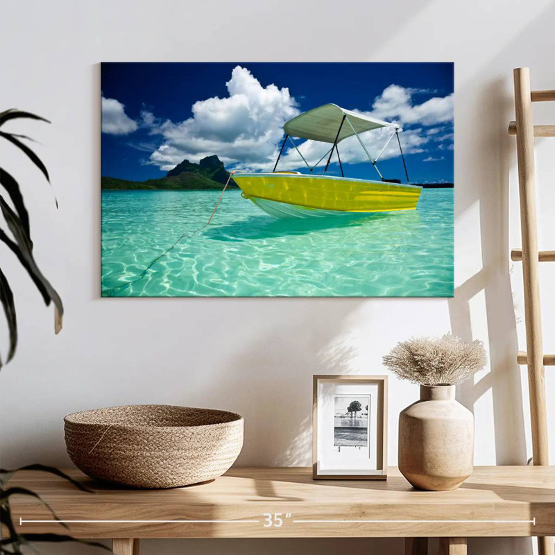 Mehar Bora Bora Boat, 20" H x 30" W