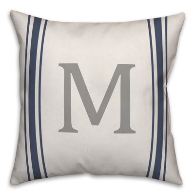 Housse et insert de coussin carré Monogram