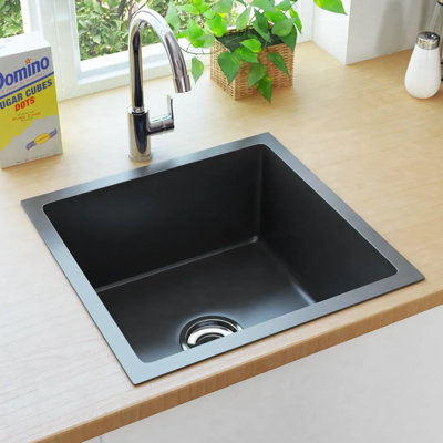 Belfry Kitchen Anthony 440mm W Steel Kitchen Sink
