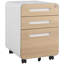 Classeur mobile 3 tiroirs sous le bureau, armoire de rangement polyvalente de style simple-592016252
