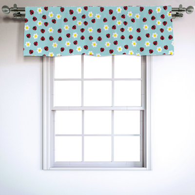 Sateen Ruffled Window Valance
