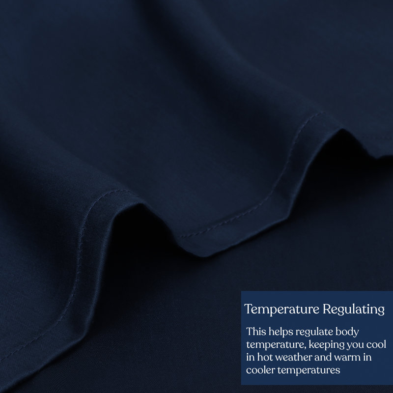 Drap-housse Delara 100% Eucalyptus Lyocell TENCEL ™, Carbone, Drap plat pour lit simple