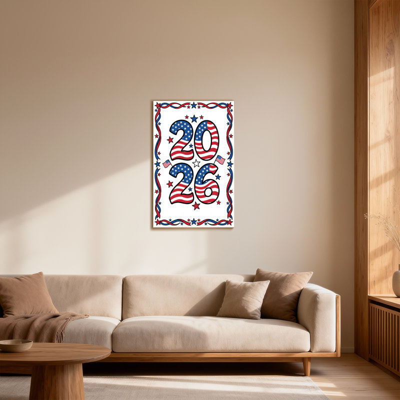 Drapeau américain tendance avec rayures et étoiles, H 30 po x l 20 po