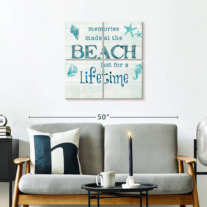 Tergel Lifetime Beach Memories, H 26 po x l 26 po