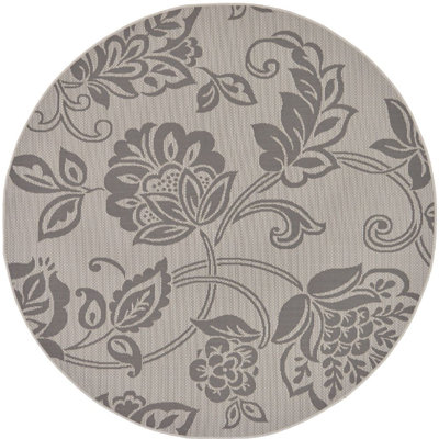 Outdoor Veranda Area Rug Stone Color