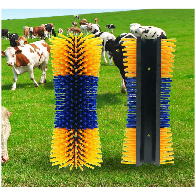 Livestock Scratching Brush, Horse Scratcher Massage Bushes With Screws, Animal Back Scratching Itch Relief Improve Blood Circulation for Cow Horse Goat