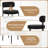 Black Leather Dining Chairs Set of 4