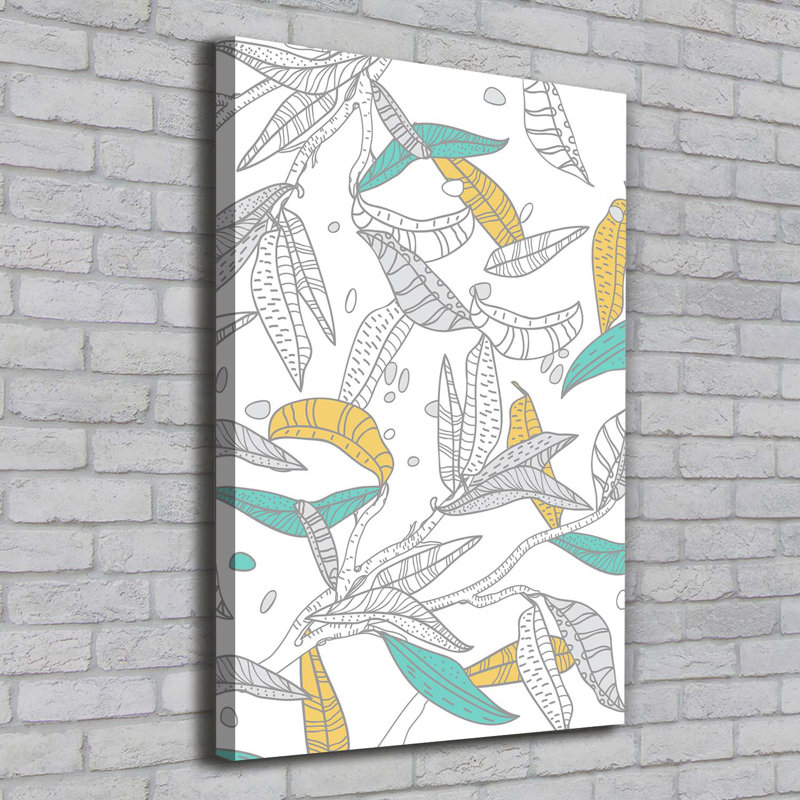 Colorful Leaves - Wrapped Canvas Print