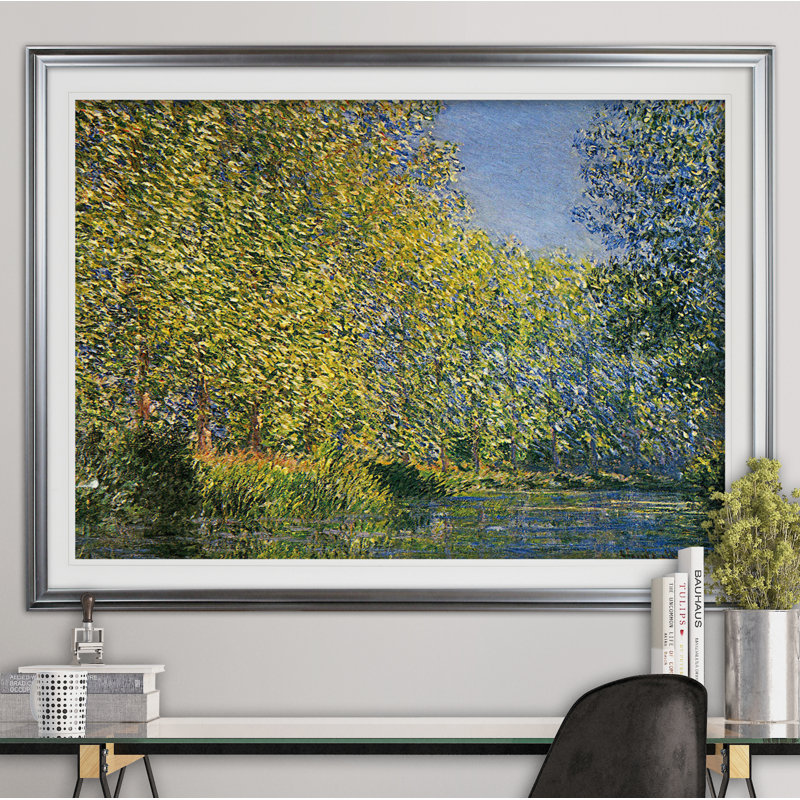 Bend In The River - Print, Silver Framed, 31" H x 43" W x 1.5" D