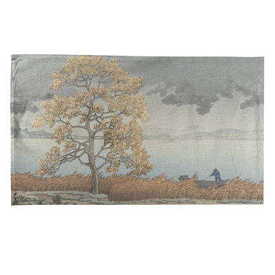 Serviette de thé sur le shore