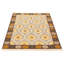 Tapis gris en laine tissé à plat à la main Fairford Southwestern