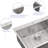 25" L x 22" W Drop-in Kitchen Sink with Accessories