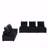 Basic Sectional Sofa, 160" Velvet 5 Pc  Sofa Ottoman