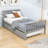 Twin Size Platform Bed Frame with Trundle-1740958625