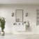 Fresca Mezzo 48" Wall Mount Single Sink Bathroom Vanity with Integrated Top - Faucet Not Included