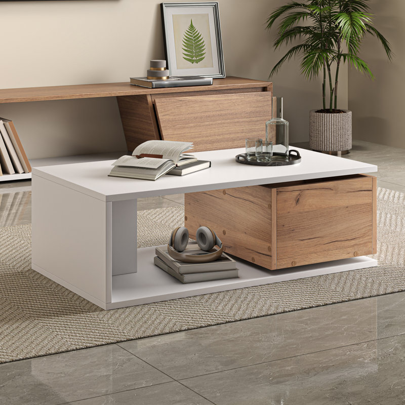Frame Coffee Table with Storage