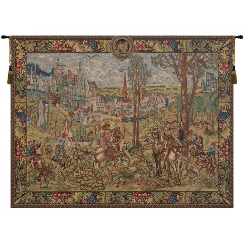 Loom Woven Cotton Blend Wall Hanging, 33" H x 43" W