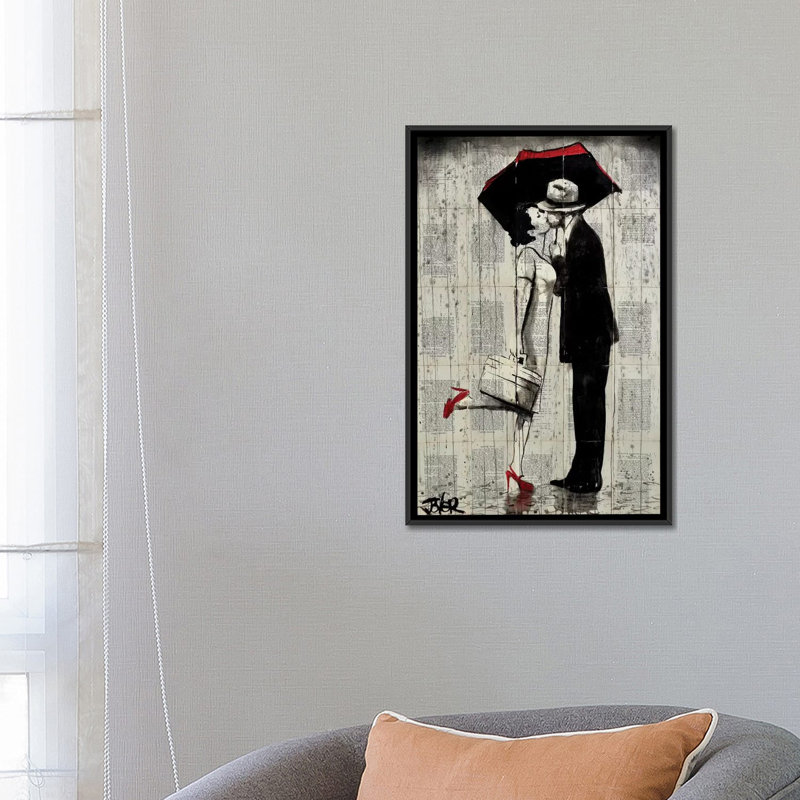 «Ever After», reproduction d'impression sur toile, H 26 po x l 18 po x P 1,5 po, Toile avec cadre noir, Pas de tapis