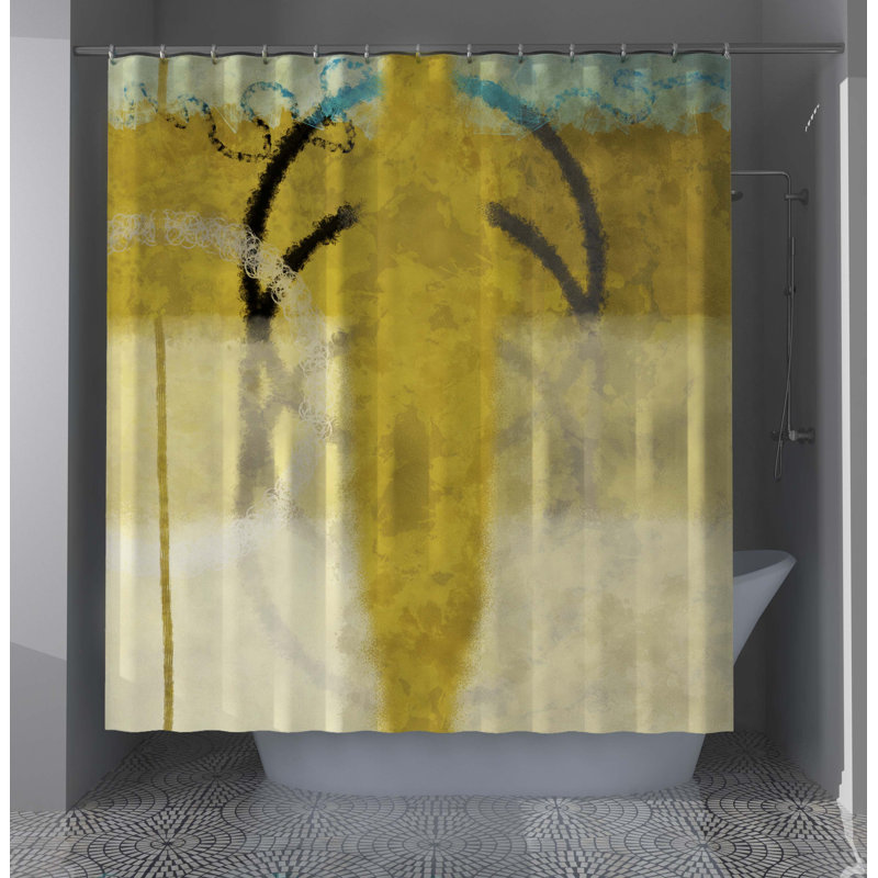 Rideau de douche Cornile Geometric par Staci Maxwell