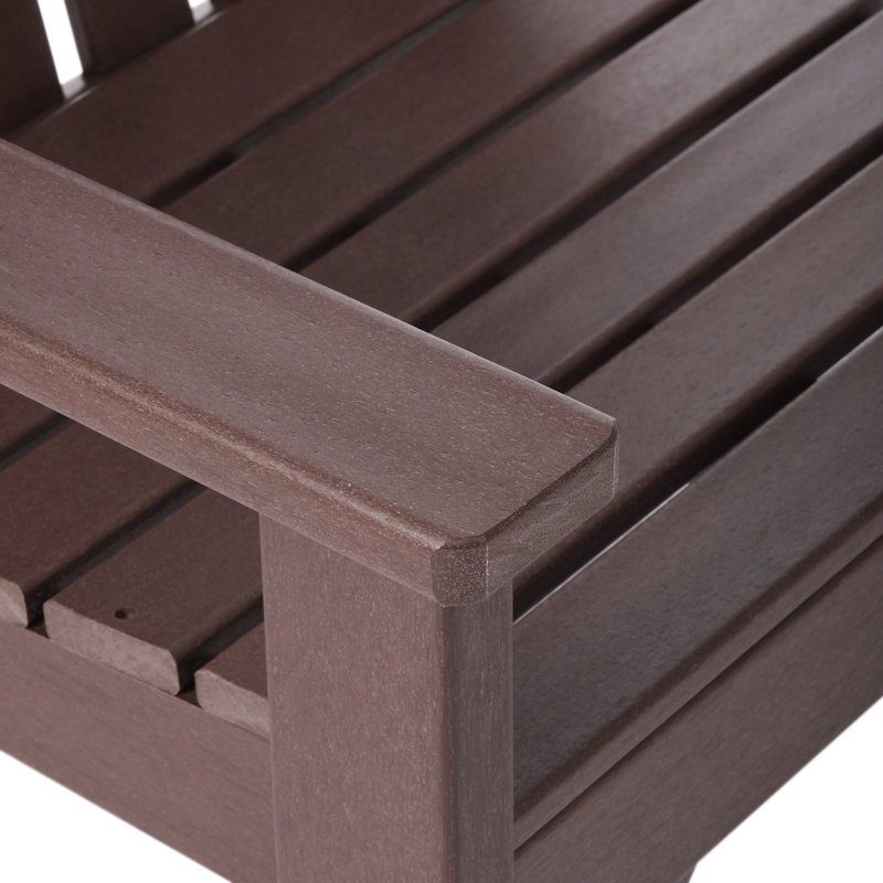 Laguna Abbeville Poly Garden Arm Chair (Set Of 4), Brown