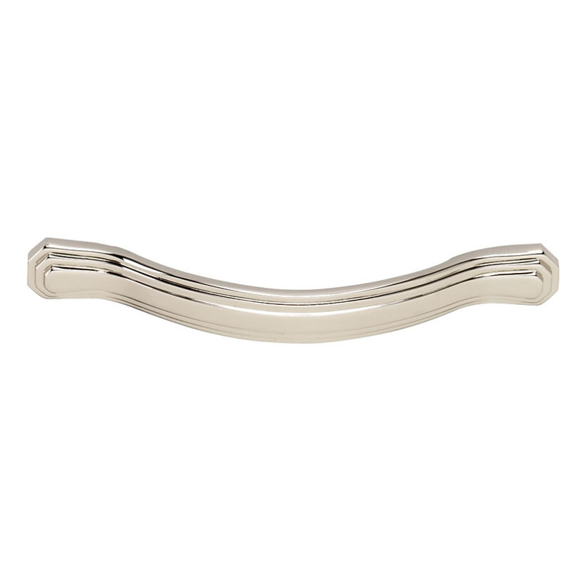 Geometric Arch Pull, Polished Nickel