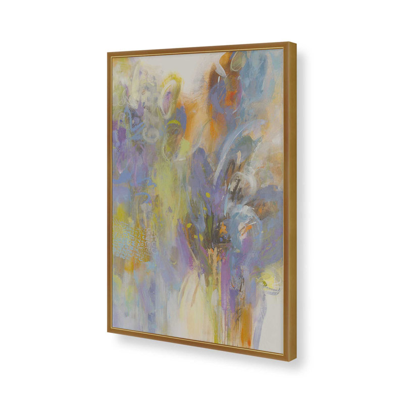 Spring Loaded by Janet Bothne Art Print, Impression sur cadre ouvert sans papier mat, H 16 po x l 12 po, Doré