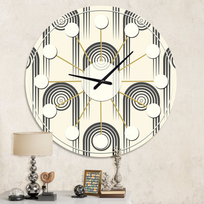 Horloge murale rétro Mid-Century