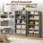 5-Shelf Multi-Functional Modern Wood Bookcase,-1759672736