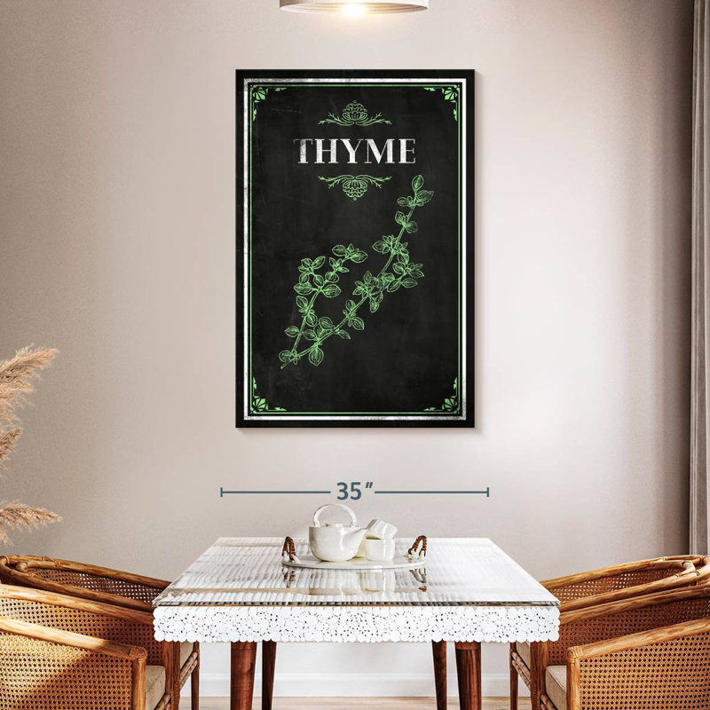 Thym frais, H 48 po x l 32 po