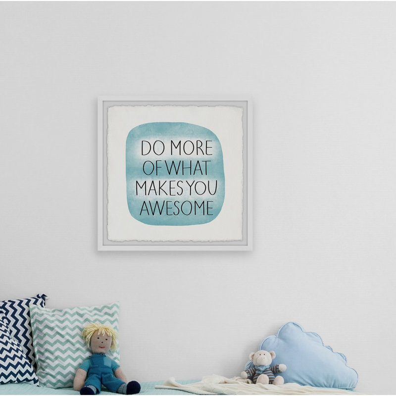 «Be Awesome», reproduction d'art encadrée sur papier, H 24 po x l 24 po x 1,5 po