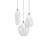 3 - Light Chrome LED Cluster Pendant
